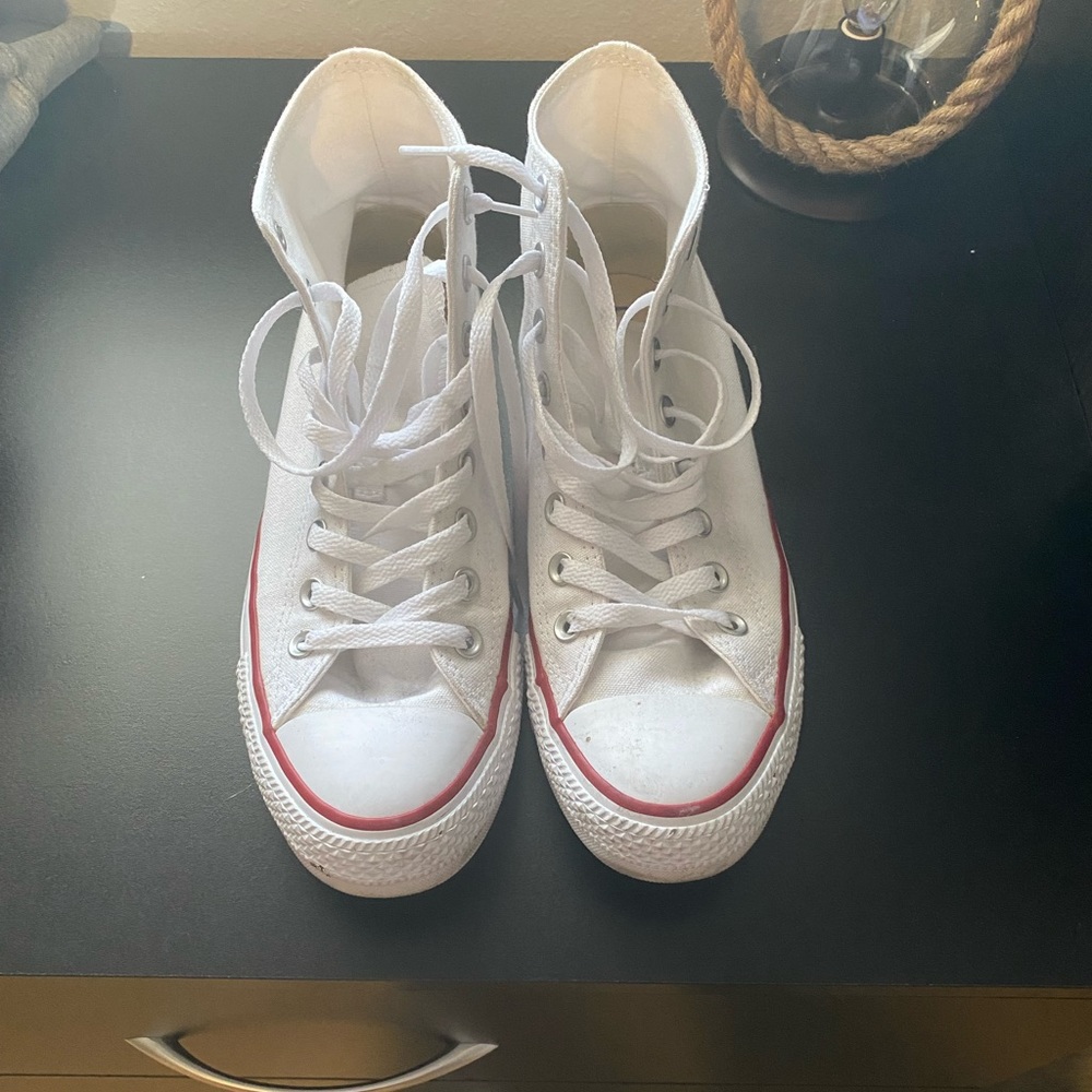 White High Top Converse